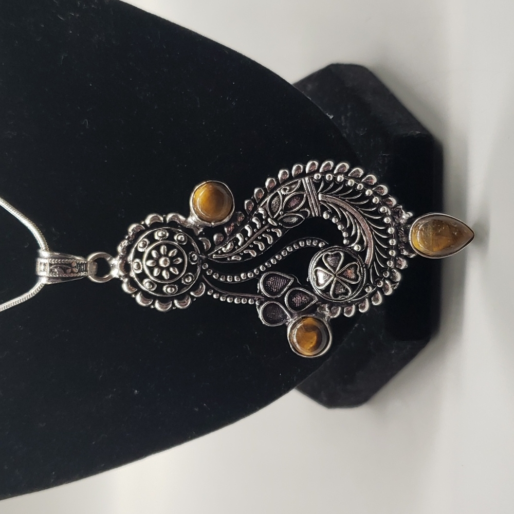 Dream Weaver Tiger's Eye Pendant